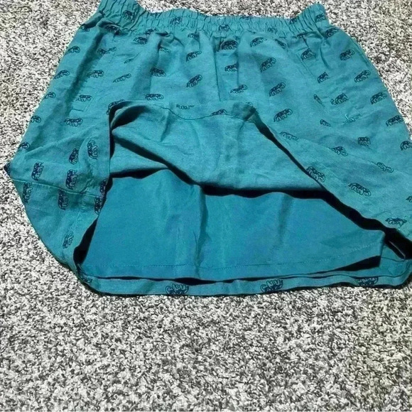 Loft Outlet Skirt Womens Petite Sp Green Mid Length Linen Blend Bottom - Picture 2 of 8